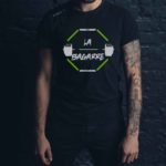 T-shirt  Men LA BAGARRE Noir