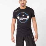 T-shirt  Men LA BAGARRE Noir